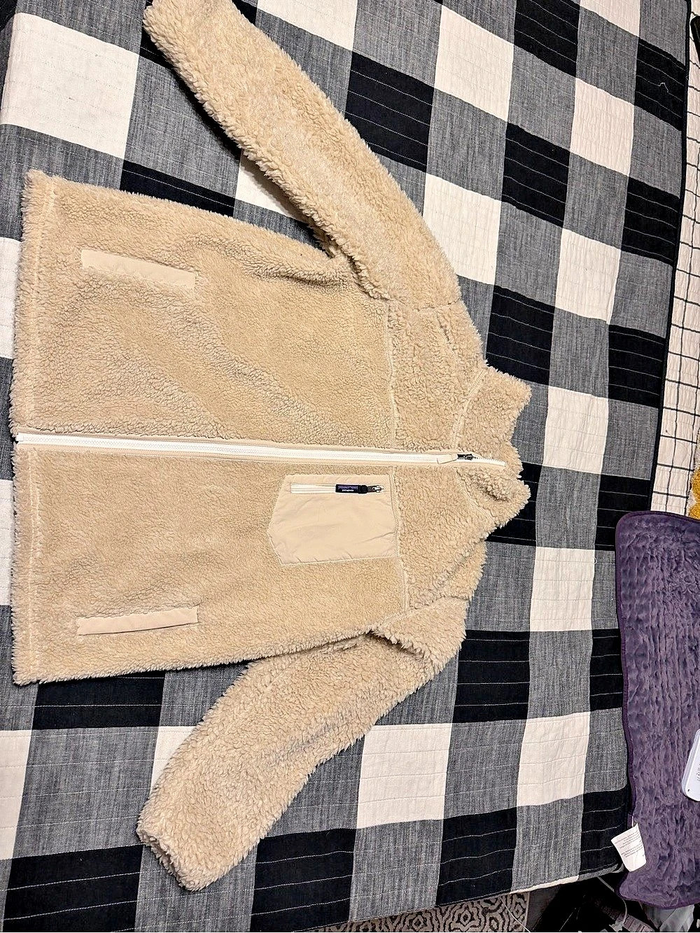 Patagonia Classic Retro-X Fleece Jacket Cream Medium